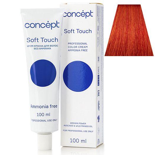 Cream-color for hair without ammonia 8.4 light blond copper Soft Touch Concept 100 ml